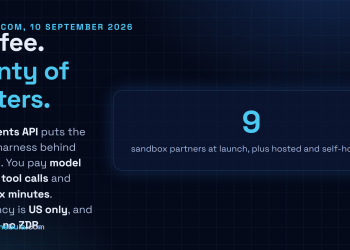 Answer card stating that OpenAI released the Agents API in public beta on 10 September 2026 with no separate fee, billed through model tokens, tool calls and hosted sandbox time, with a choice of OpenAI hosted, self hosted or partner sandboxes, US only data residency and no Zero Data Retention support.