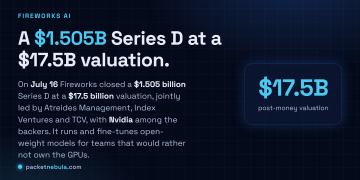 Answer card: Fireworks closed a 1.505 billion dollar Series D on July 16 2026 at a 17.5 billion dollar valuation, led by Atreides Management, Index Ventures and TCV with Nvidia among the backers, as an AI inference platform for serving and fine-tuning open-weight models.