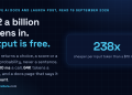Answer card stating that Jev 1.13 from TypeSafe AI is a decision model in early access since 15 September 2026 that returns typed probabilities instead of text, priced at 42 dollars per billion input tokens with output tokens free, answering in 70 to 500 milliseconds, with a 64K token request budget, text input only, and a documented list of things it does badly, including counting and dates.