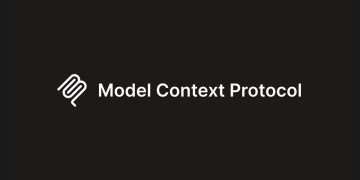 The official Model Context Protocol wordmark, a white looping ribbon logo beside the words Model Context Protocol, on a near black background.