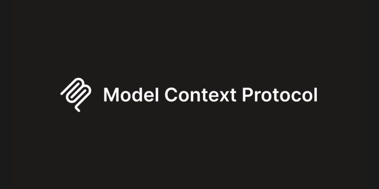 The official Model Context Protocol wordmark, a white looping ribbon logo beside the words Model Context Protocol, on a near black background.