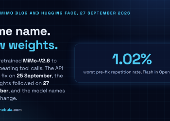 Answer card: Xiaomi retrained MiMo-V2.6 to stop repeating tool calls, API swapped on 25 September 2026, MIT weights on 27 September, same model names.