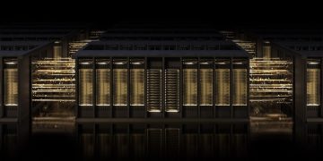 NVIDIA Spectrum-X Ethernet switch hardware for AI factories, the platform that the Spectrum-6 102.4 Tb/s switch silicon plugs into, shown in NVIDIA corporate branding.