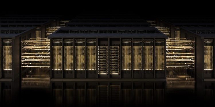 NVIDIA Spectrum-X Ethernet switch hardware for AI factories, the platform that the Spectrum-6 102.4 Tb/s switch silicon plugs into, shown in NVIDIA corporate branding.