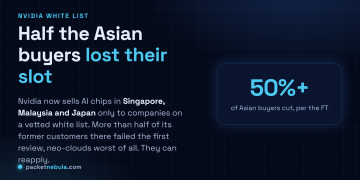 Answer card: Nvidia now sells AI chips in Singapore, Malaysia and Japan only to companies on a vetted white list, and more than half its former customers there failed the first review.