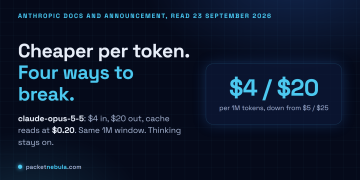 Answer card for Claude Opus 5.5: 4 dollars in and 20 dollars out per million tokens, down from 5 and 25, with cache reads at 20 cents.