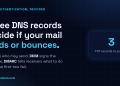Answer card: three DNS records decide if your mail lands or bounces; SPF lists allowed senders, DKIM signs messages, DMARC sets the failure policy.