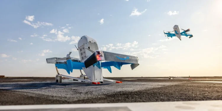 Image from Amazon for the story: Prime Air promises 500 cities from 11 drone sites