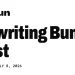 Bun blog title card reading Rewriting Bun in Rust, with the Bun mascot logo and the date July 8, 2026