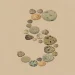 Announcement artwork for Claude Opus 5: the number 5 formed from vintage illustrations of speckled bird eggs on tan paper