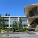 Microsoft sign in front of an office building on the Microsoft headquarters campus in Redmond, Washington