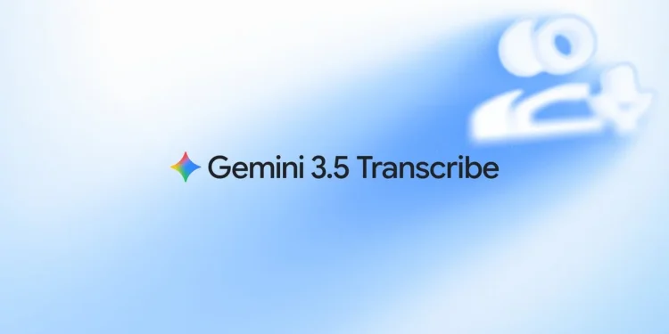 Image from Google for the story: Gemini 3.5 Transcribe costs half a cent a minute, ranks fifth