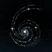 OpenAI hero image for GPT-6 Astra: a spiral galaxy of small bright stars forming a stylized number 6 on a dark starry background