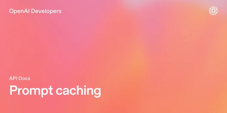 OpenAI Developers API Docs card titled Prompt caching