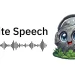 Granite Speech title with an audio waveform and a cartoon granite rock wearing a headset