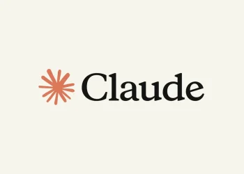 The Claude wordmark with its orange starburst logo on a cream background, from Anthropic's fast mode page