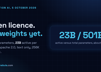 Answer card: Reflection AI announced Beam, a 501B parameter open-weight mixture of experts model, with weights promised later in October 2026.